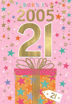 Picture of BORN IN 2005 21ST BIRTHDAY CARD